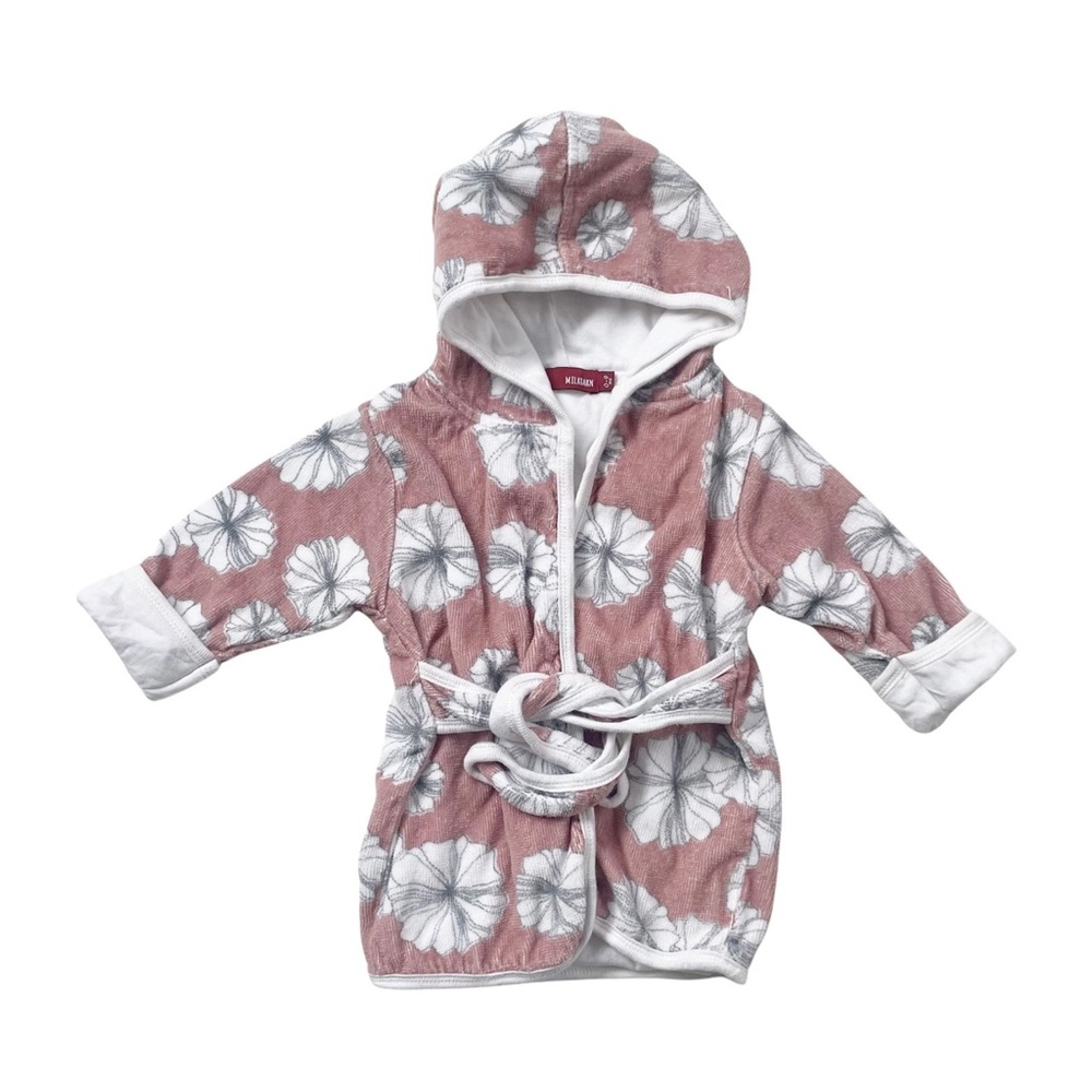 MilkBarn Hooded Bathrobe 0-9M